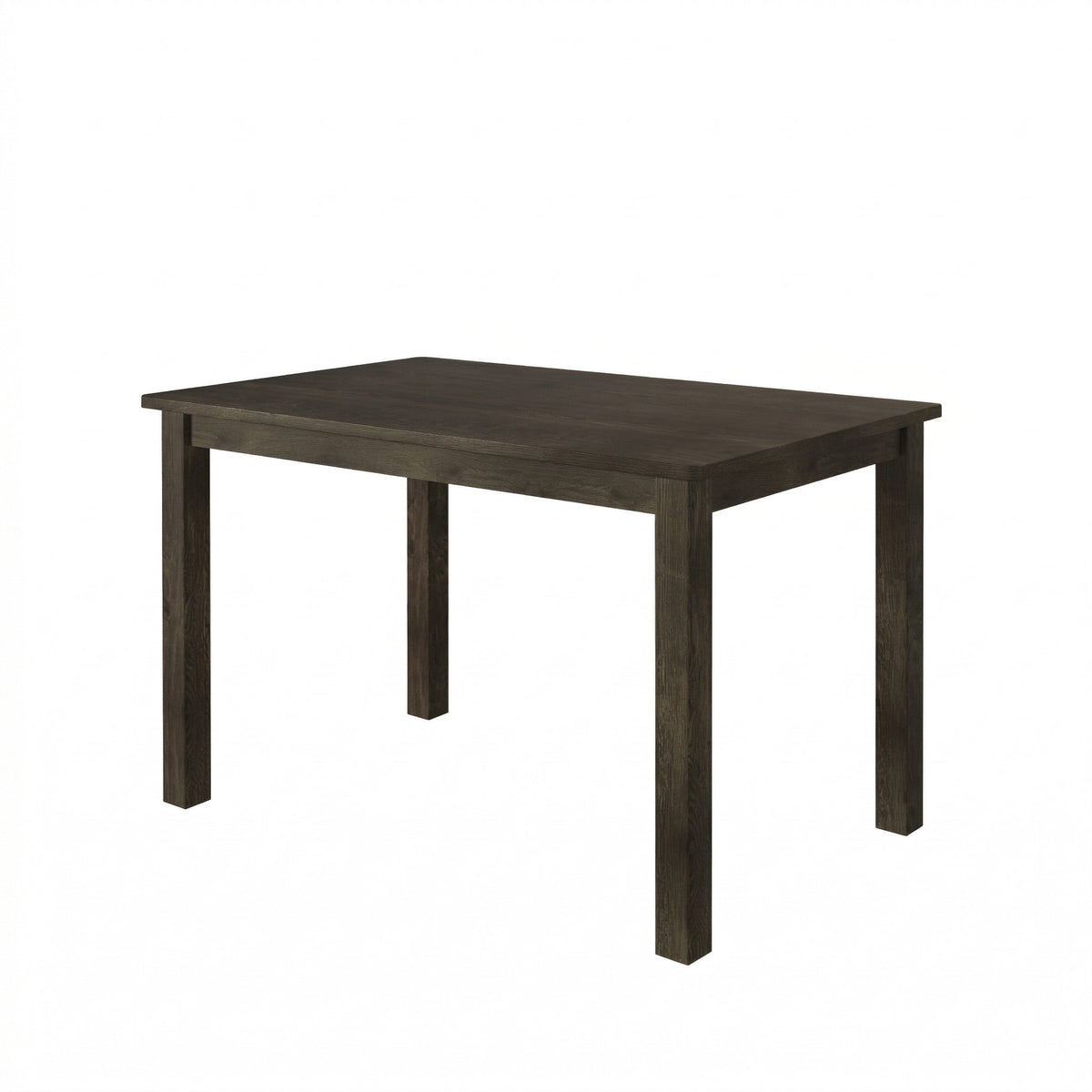 Home Design Lompoc 5-Piece Dining Table Set, Modern Rectangular Table with 4 Warm Gray Linen Upholstered Chairs, Easy Assembly