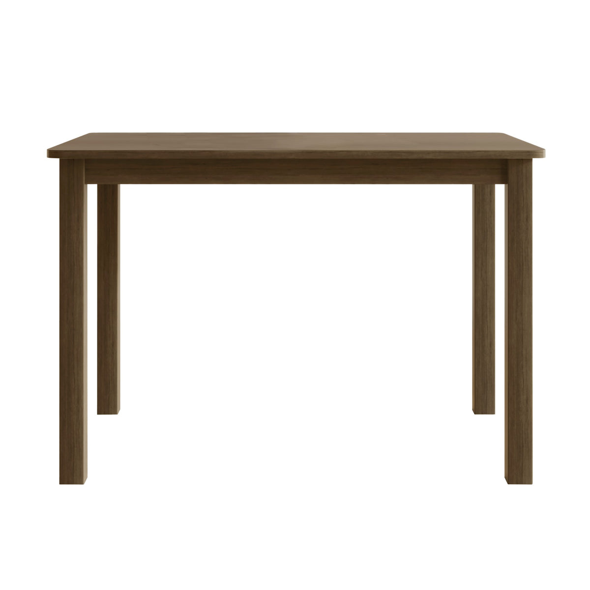 Home Design Lompoc 5-Piece Dining Table Set, Modern Rectangular Table with 4 Warm Gray Linen Upholstered Chairs, Easy Assembly