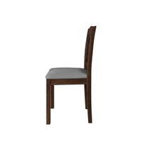 Home Design Lamar 5-Piece Dining Set, Rectangular Dining Table with X-Back Cushioned Chairs, Modern Design