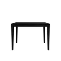 Home Design Lamar 5-Piece Dining Set, Rectangular Dining Table with X-Back Cushioned Chairs, Modern Design