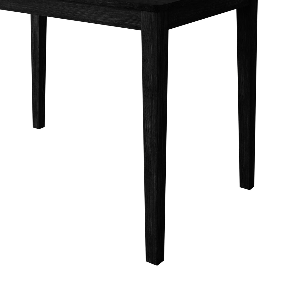 Home Design Lamar 5-Piece Dining Set, Rectangular Dining Table with X-Back Cushioned Chairs, Modern Design