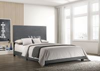 Home Design Evon Linen Upholstered Bed Frame For Adult