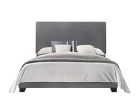 Home Design Evon Linen Upholstered Bed Frame For Adult