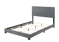 Home Design Evon Linen Upholstered Bed Frame For Adult