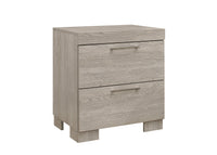 Home Design Kayla Nightstand For Adult, White Oak