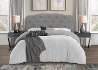 Home Design Angela Button-tufted Adjustable Headboard