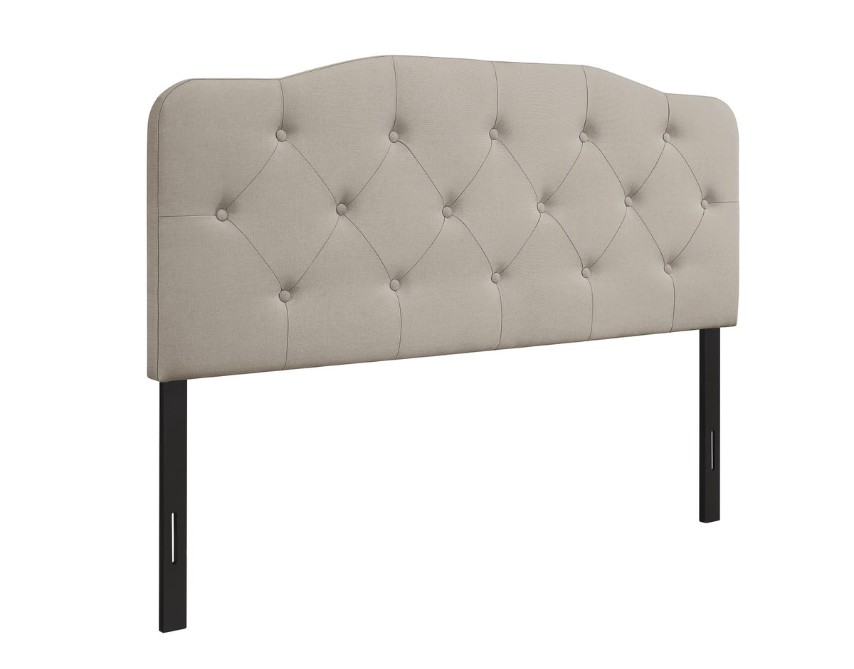 Home Design Angela Button-tufted Adjustable Headboard