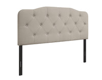 Home Design Angela Button-tufted Adjustable Headboard