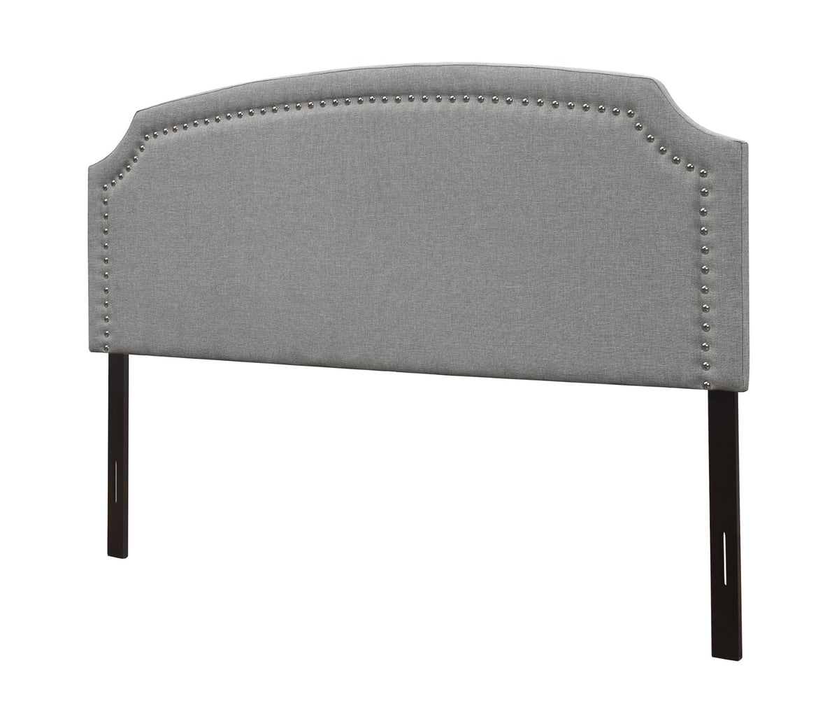 Home Design Cora Upholstered Twin Headboard With Nailhead Trim