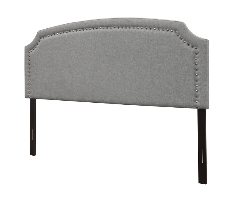 Home Design Cora Upholstered Twin Headboard With Nailhead Trim