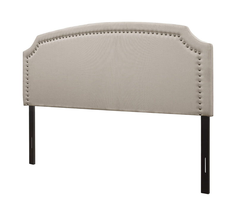 Home Design Cora Upholstered Twin Headboard With Nailhead Trim