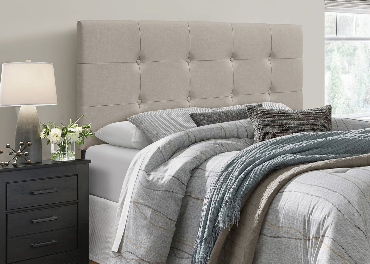 Home Design Gina Tufted Upholstered Headboard