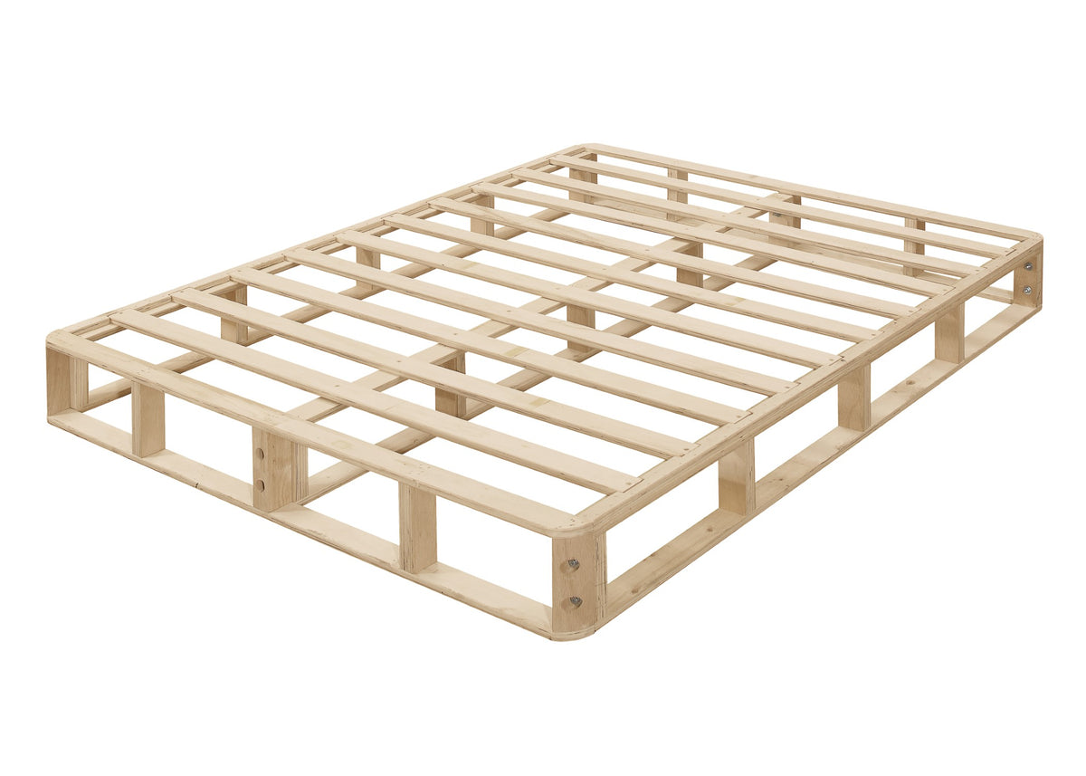 Home Design Clara Wood Box Spring For Adult, Easy Assemble
