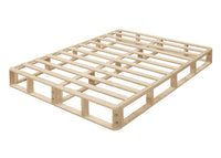Home Design Clara Wood Box Spring For Adult, Easy Assemble