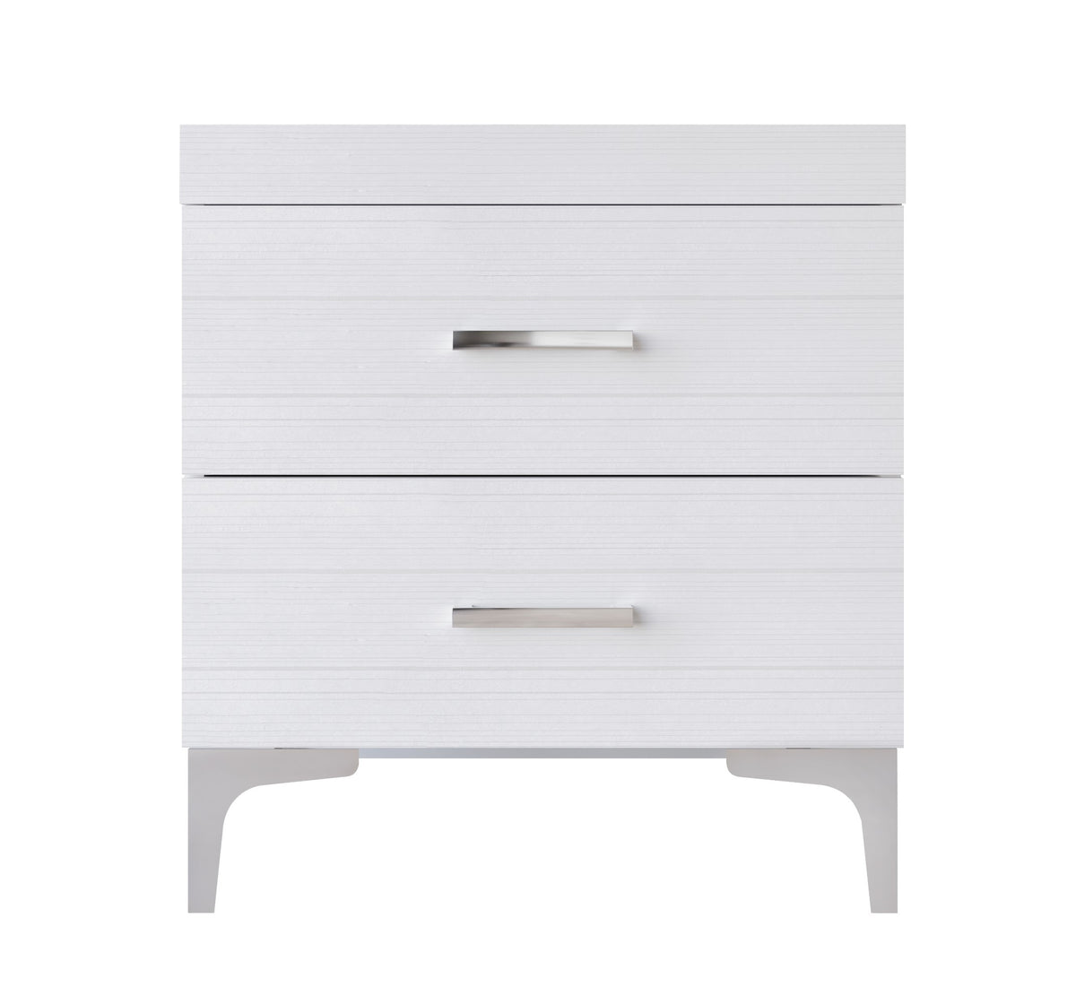 Home Design Kaiden Nightstand, White