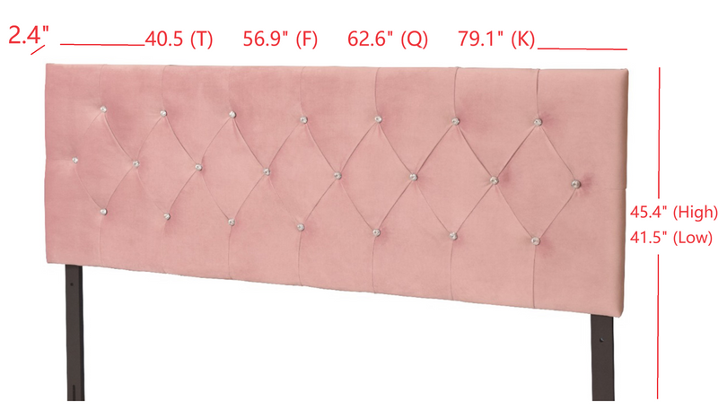 Home Design Concetta Upholstered Headboard