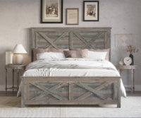 Home Design Derby Panel Bed Frame, Brown