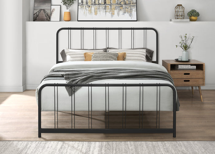 Home Design Debra Metal Platform Bed Frame – Sturdy Frame for Adult Bedroom