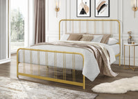 Home Design Debra Metal Platform Bed Frame – Sturdy Frame for Adult Bedroom