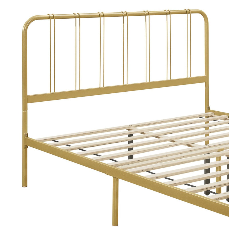 Home Design Debra Metal Platform Bed Frame – Sturdy Frame for Adult Bedroom