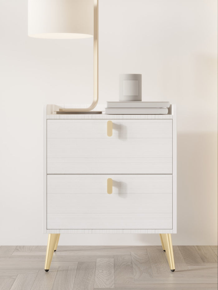 Home Design Muilee Nightstands (Set of 2), White