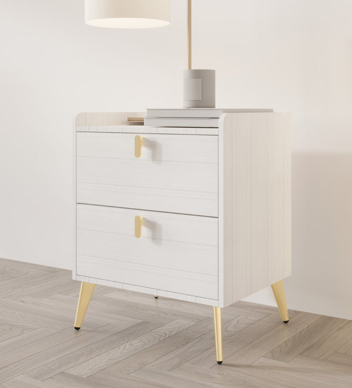 Home Design Muilee Nightstands (Set of 2), White