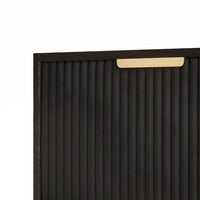 Home Design Everett Night Stand, Black
