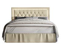 Home Design Gianna Tufted Upholstered Platform Bed Frame