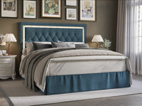 Home Design Gianna Tufted Upholstered Platform Bed Frame