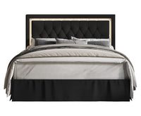 Home Design Gianna Tufted Upholstered Platform Bed Frame