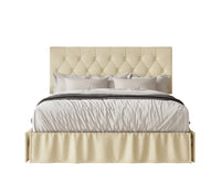 Home Design Jovita Tufted Upholstered Storage Panel Bed Frame for Adults, Easy Assemble