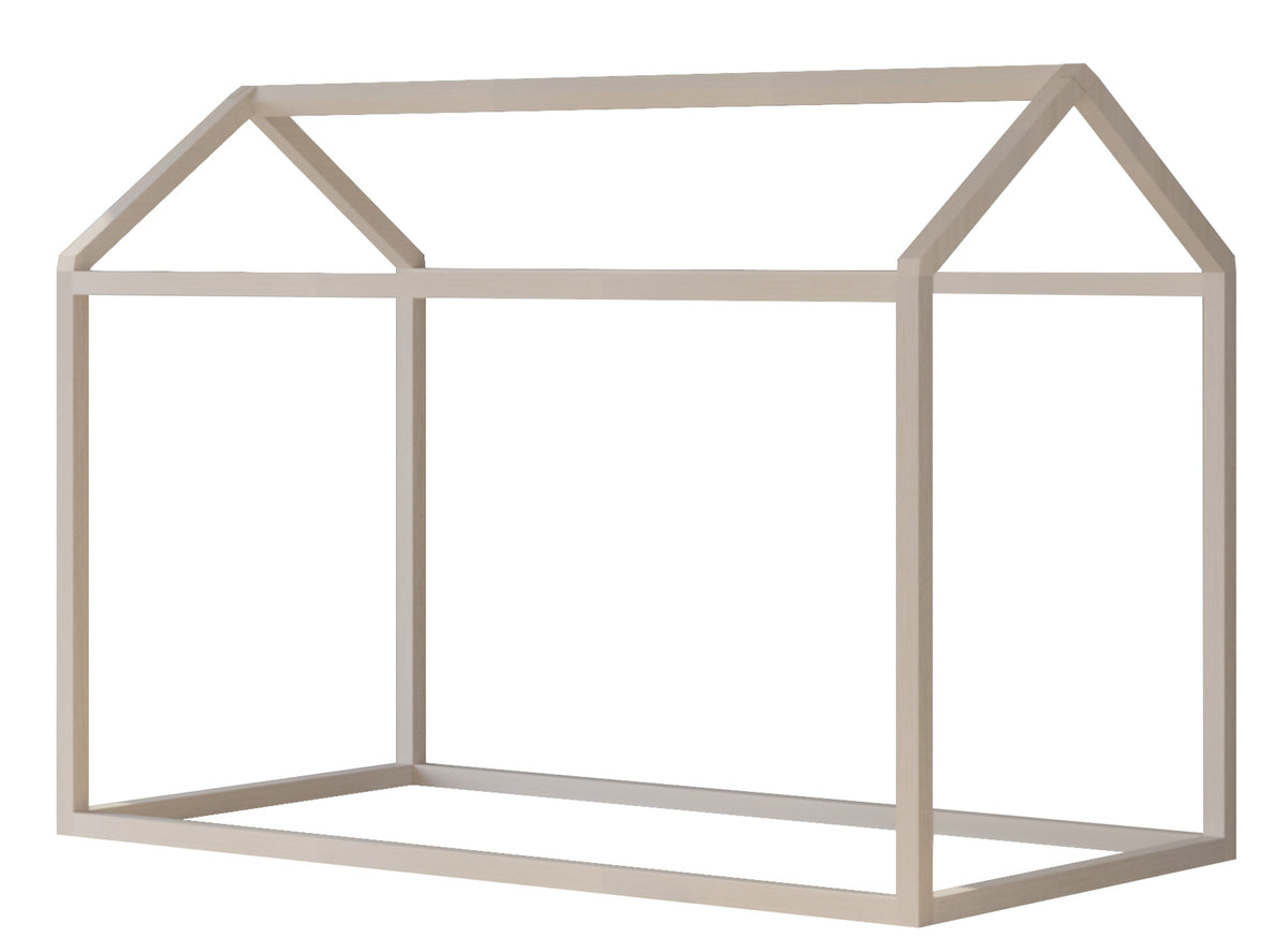 Home Design Perry Twin Solid Wood Canopy Bed Frame
