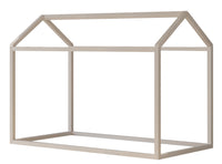Home Design Perry Twin Solid Wood Canopy Bed Frame