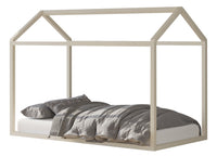 Home Design Perry Twin Solid Wood Canopy Bed Frame