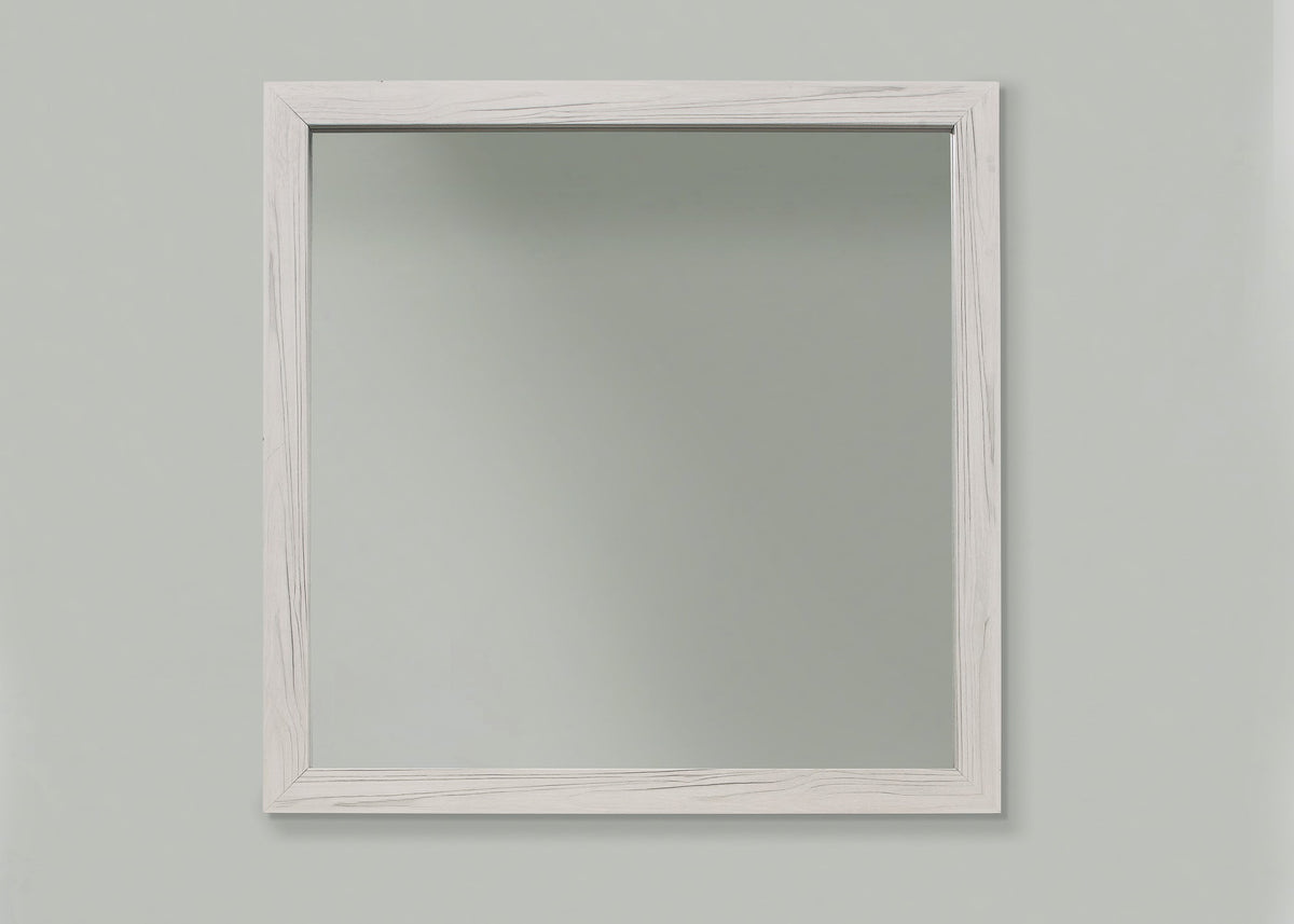Home Design Lattice Dresser Mirror, Greyish Beige