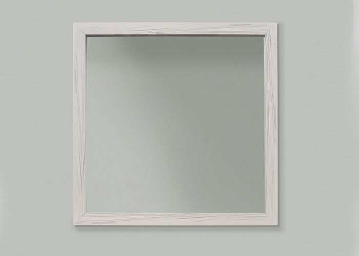 Home Design Lattice Dresser Mirror, Greyish Beige