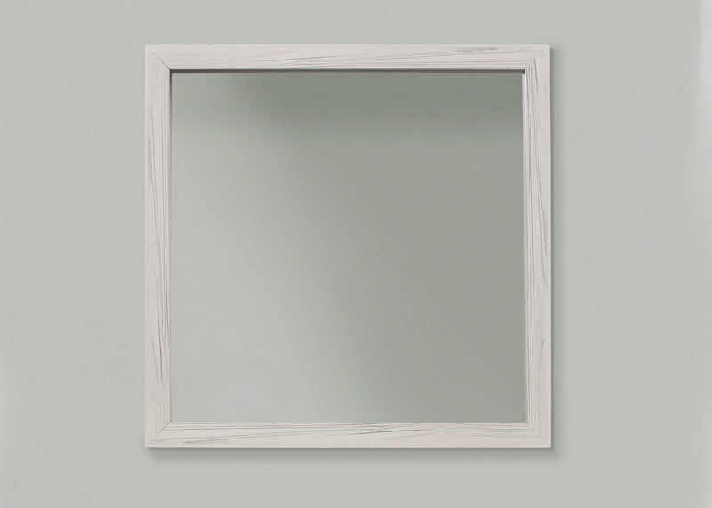 Home Design Lattice Dresser Mirror, Greyish Beige