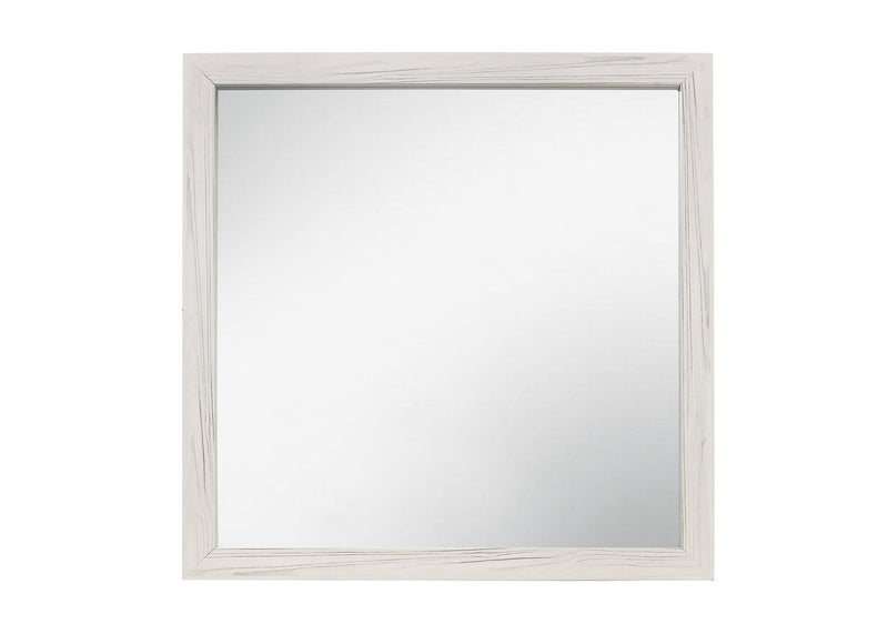 Home Design Lattice Dresser Mirror, Greyish Beige