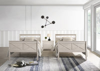 Home Design Exeter Twin Over Twin Solid Wood Standard Bunk Bed Frame