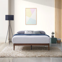 Home Design Zion Solid Wood Platform Bed Frame
