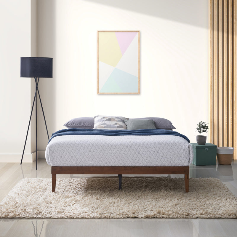 Home Design Zion Solid Wood Platform Bed Frame