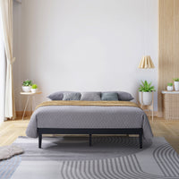 Home Design Zion Solid Wood Platform Bed Frame