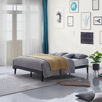 Home Design Zion Solid Wood Platform Bed Frame