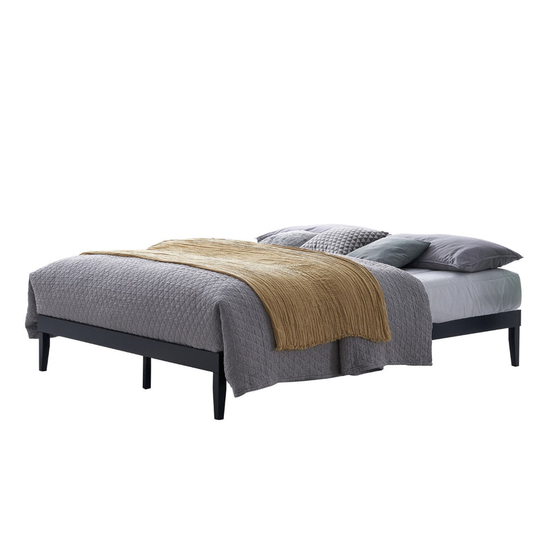 Home Design Zion Solid Wood Platform Bed Frame