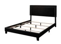Home Design Ocala Upholstered Panel Bed Frame