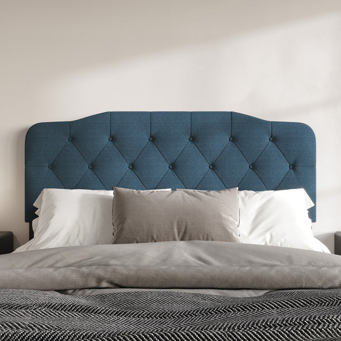Home Design Albany Tufted Upholstered Headboard