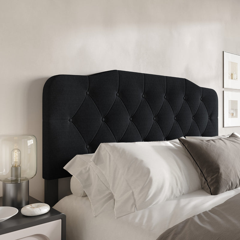 Home Design Albany Tufted Upholstered Headboard