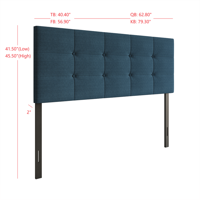 Home Design Dillon Tufted Upholstered Headboard