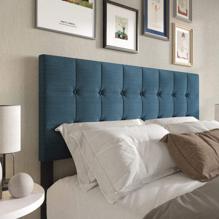 Home Design Ecorse Tufted Upholstered Headboard