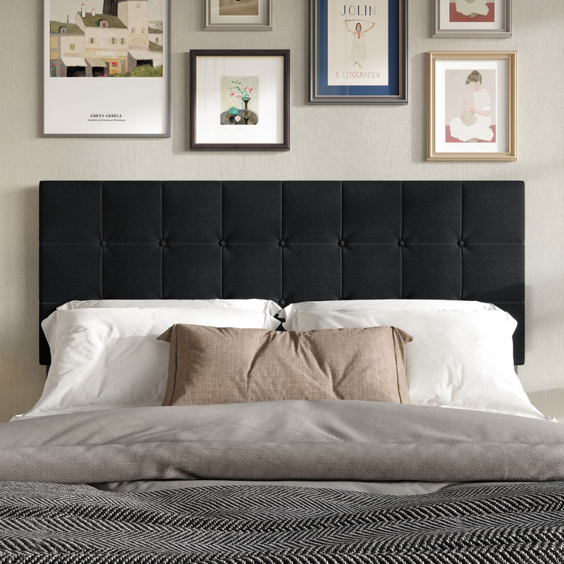Home Design Ecorse Tufted Upholstered Headboard